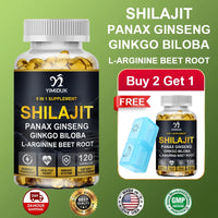 Shilajit 3500mg with L-Arginine & Beet Root, Supports Energy Production, Circulatory Health, Immune Function & Daily Performance